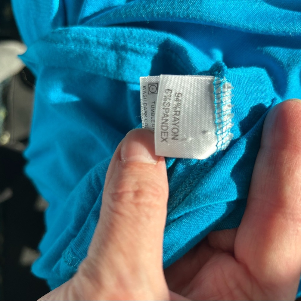 Women's Blue Nursing Top - Picture 5 of 6